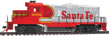 HO scale Walthers Trainline EMD GP9M model train in Santa Fe Superfleet 