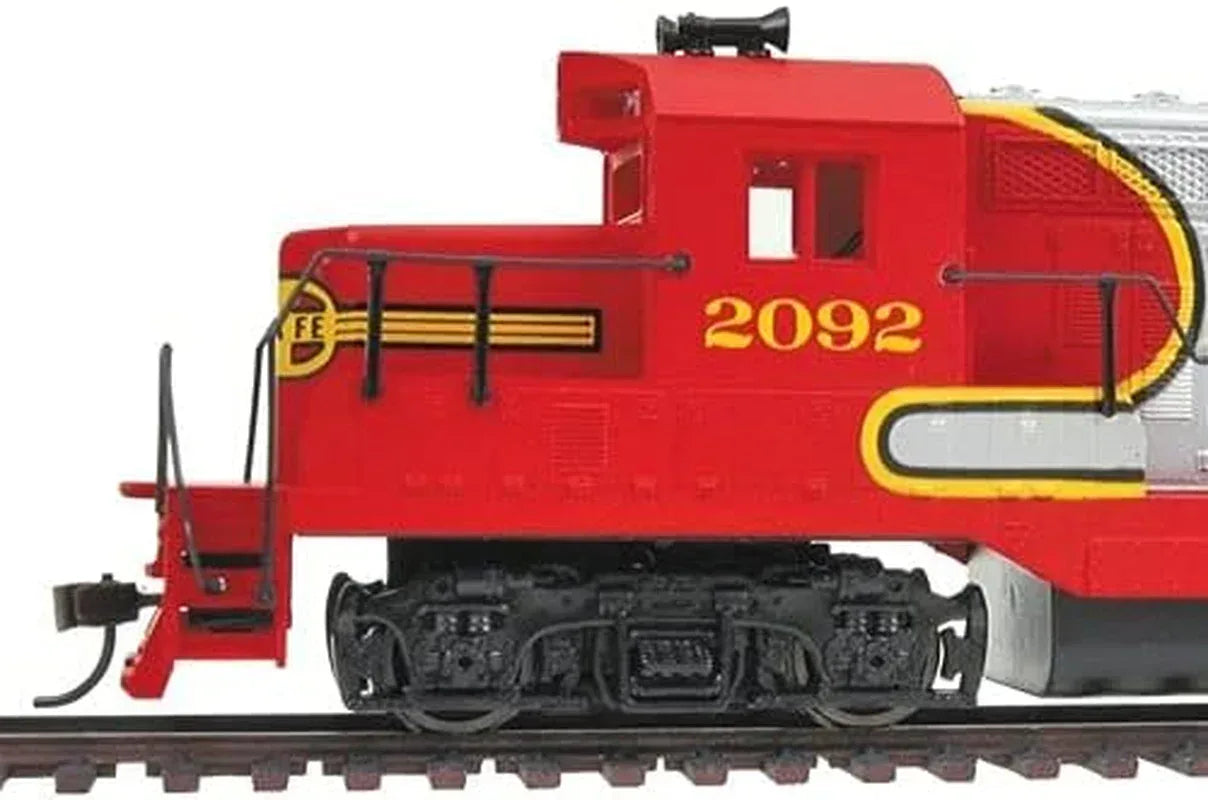 HO Scale Walthers Trainline EMD GP9M model train in Santa Fe Superfleet 