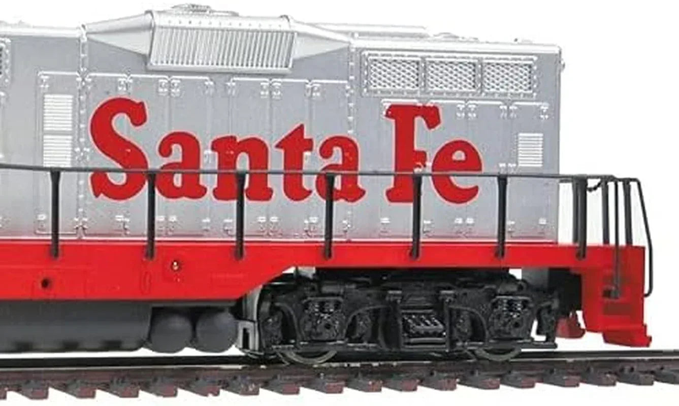 HO scale Walthers Trainline EMD GP9M model train in Santa Fe Superfleet 