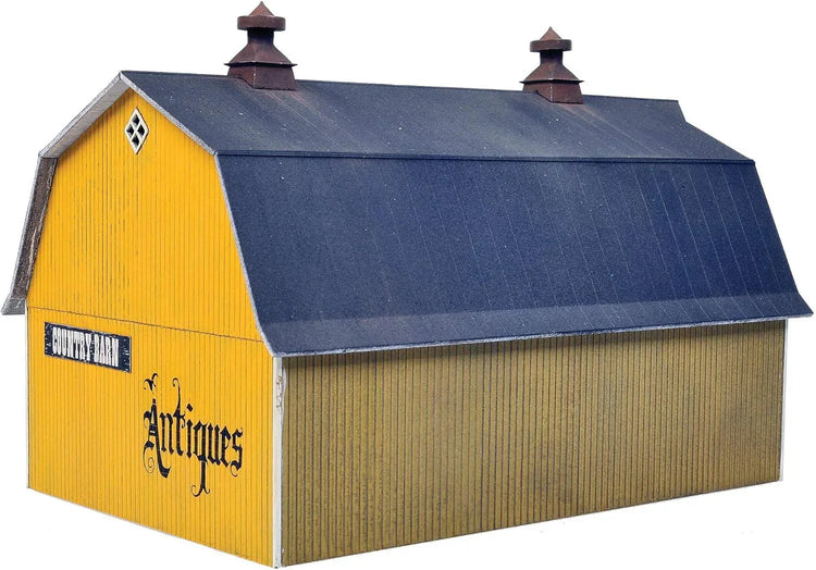 Transform your layout with the Walthers Cornerstone Antiques Barn HO Scale Model Kit! - BYMRR Train Store