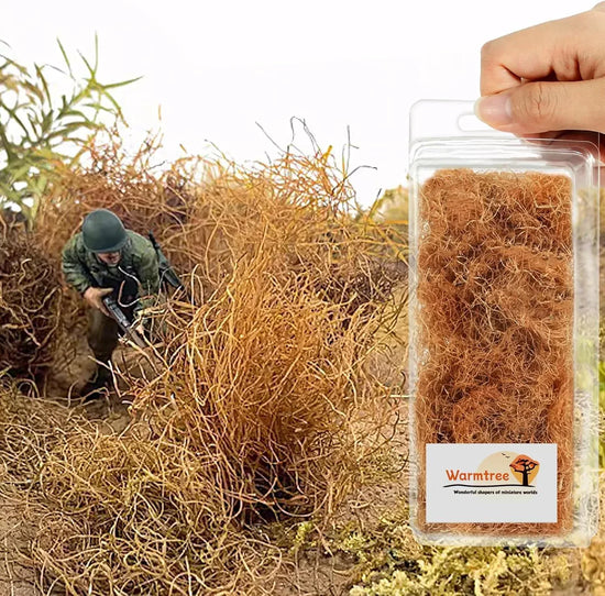 Warmtree Simulation Grass Miniature Static Grass Model Grass Diorama Supplies Artificial Grass for Diorama Materials Train Landscape Railroad Scenery Sand Military Layout Model - BYMRR Train Store