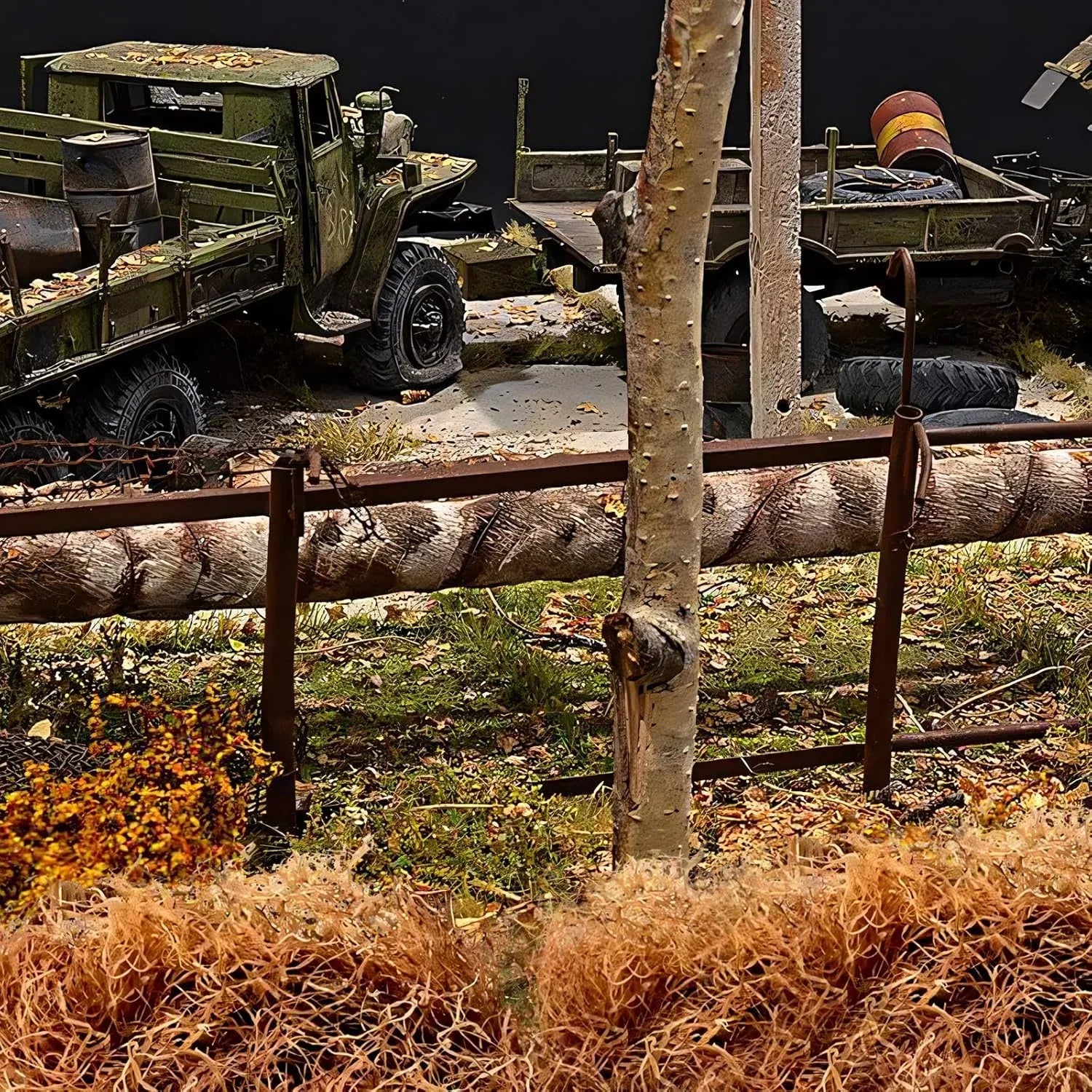 Warmtree Simulation Grass Miniature Static Grass Model Grass Diorama Supplies Artificial Grass for Diorama Materials Train Landscape Railroad Scenery Sand Military Layout Model - BYMRR Train Store