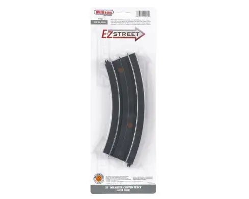 Williams 00262 O E - Z Street 21" Diameter Curved Track (4 pcs) 8PCS TO A CIRCLE - BYMRR Train Store