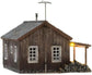 HO Scale Rustic Cabin Model by Woodland Scenics - BYMRR Train Store