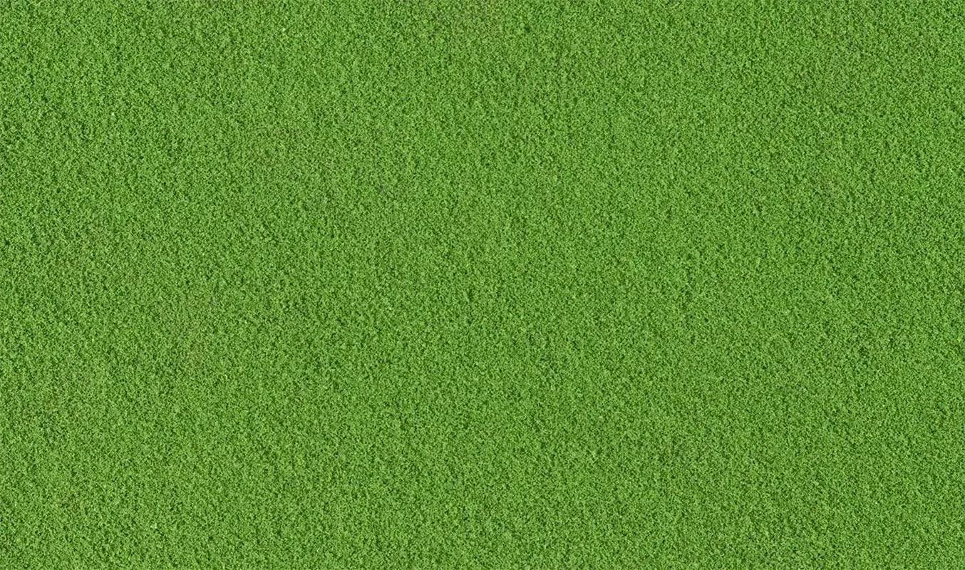 Woodland Scenics Hobby City Premium Fine Turf Green Grass T1345, 57.7 cubic inches, detailed model scenery grass on a tray.