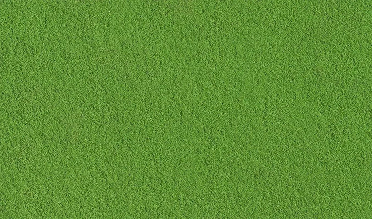 Woodland Scenics Hobby City Premium Fine Turf Green Grass T1345, 57.7 cubic inches, detailed model scenery grass on a tray.