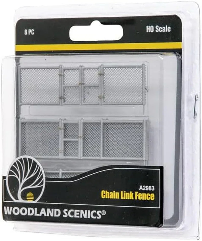 Woodland Scenics A2983 HO Scale Chain Link Fence - BYMRR Train Store