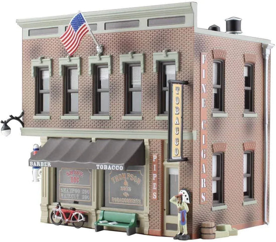 Woodland Scenics BR5024 Built and Ready Corner Emporium HO Scale Model Kit - BYMRR Train Store