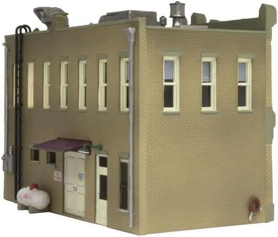 HO Scale Municipal Building Model by Woodland Scenics, detailed miniature for model train layouts and dioramas.