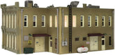 HO scale municipal building model by Woodland Scenics, detailed miniature for train layouts and dioramas.