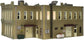HO scale municipal building model by Woodland Scenics, detailed miniature for train layouts and dioramas.