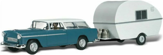 Woodland Scenics N Scale Thompson Travel Trailer Model - BYMRR Train Store