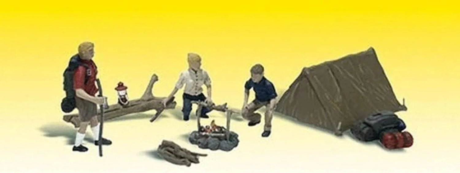 Woodland Scenics O Scale Camping Set with Tent and Accessories (3 Pieces) - BYMRR Train Store