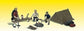 Woodland Scenics O Scale Camping Set with Tent and Accessories (3 Pieces) - BYMRR Train Store