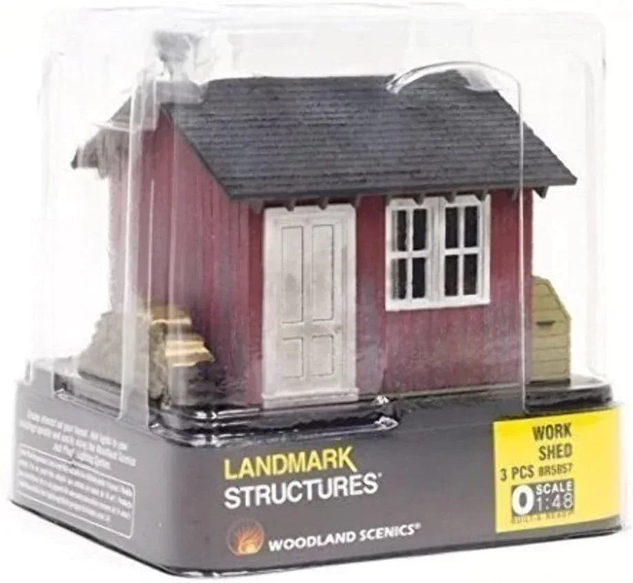 Woodland Scenics Pre-Assembled Work Shed Model - WOOBR5857 - BYMRR Train Store