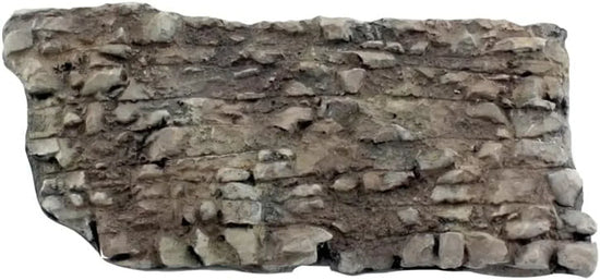 Woodland Scenics WC1248 black universal rubber mold for rock wall, measuring 266 mm by 127 mm, used for crafting realistic terrain.