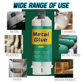WXYCRUEYE professional metal repair adhesive kit with three epoxy liquid welds for stainless steel, aluminum, and plastics repair.