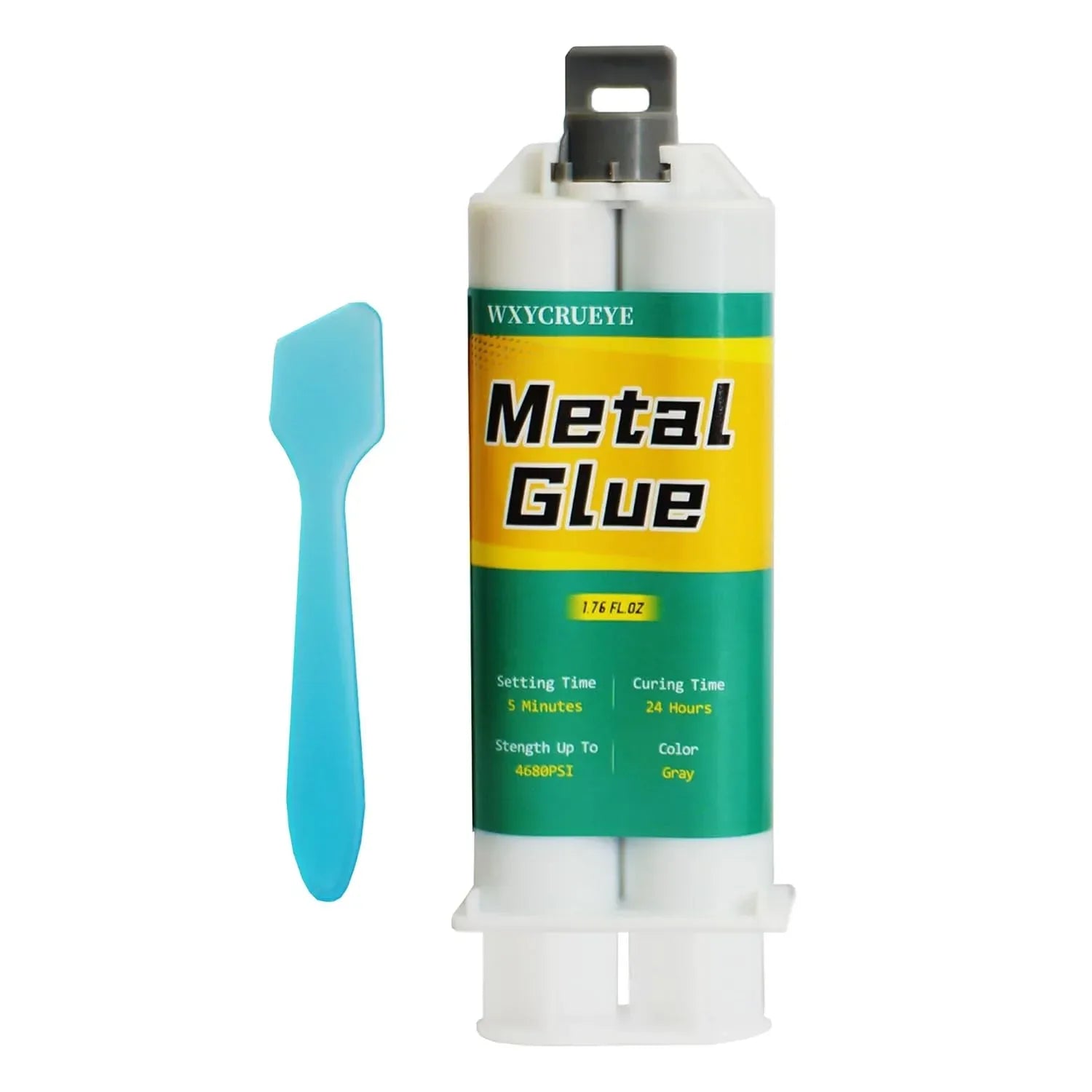 WXYCRUEYE professional metal repair adhesive kit with three epoxy liquid welds for stainless steel, aluminum, and plastics repair.