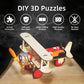 STEM Building Kits for Children Aged 5-12: 6 Wooden Craft Projects and 3D Puzzles for Educational Development and Gift-Giving - BYMRR Train Store