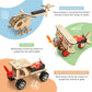 STEM Building Kits for Children Aged 5-12: 6 Wooden Craft Projects and 3D Puzzles for Educational Development and Gift-Giving - BYMRR Train Store