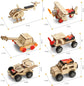 STEM Building Kits for Children Aged 5-12: 6 Wooden Craft Projects and 3D Puzzles for Educational Development and Gift-Giving - BYMRR Train Store
