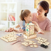 YUTIN 5-pack STEM science kits for kids, featuring wood crafts, 3D puzzles, and engineering models for ages 8-14.