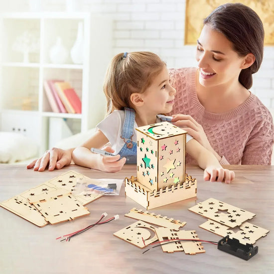 YUTIN 5-pack STEM science kits for kids, featuring wood crafts, 3D puzzles, and engineering models for ages 8-14.