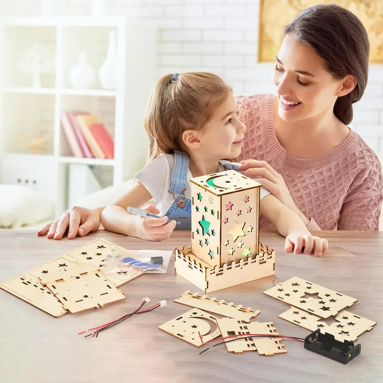 YUTIN 5-pack STEM science kits for kids, featuring wood crafts, 3D puzzles, and engineering models for ages 8-14.
