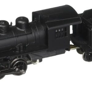 Bachmann Trains USRA 0-6-0 Switcher and Tender - Painted Unlettered - Black - N Scale