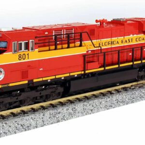 Kato USA N Scale GE ES44DC Locomotive Florida East Coast #801