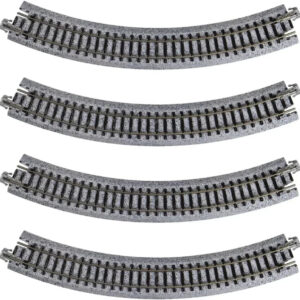 Kato 20-170 N Unitrack 8.5-Inch Radius 45-Degree Curve Track Set (4 Pieces)
