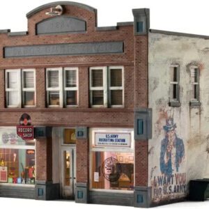 Woodland Scenics BR4957 N Scale Records and Recruiting Facility
