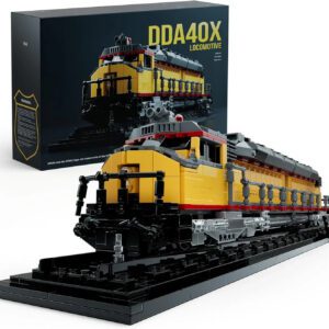 Nifeliz DDA40X Locomotive Building Set with Base - Premium Collectible Steam Train Model for Adults, Ideal Home Décor Gift (1603 PCS, NF10296)