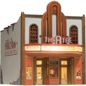 Woodland Scenics BR4944 N Scale LED Lighted Theater - Assembled Model