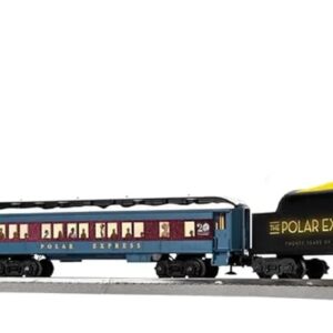 Lionel Polar Express 20th Anniversary Electric O Gauge Train Set with Bluetooth 5.0 and Remote Control