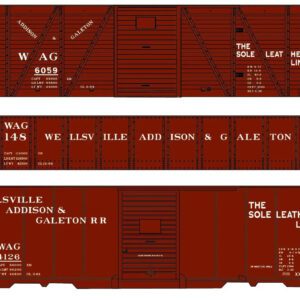 Wellsville Addison & Galeton 3-Car Collection Model 8160