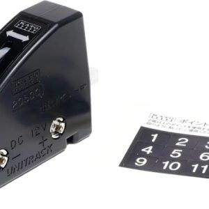 Transform Your Model Train Experience with the KATO 24-840BK Sleek Black Turnout Control Switch!