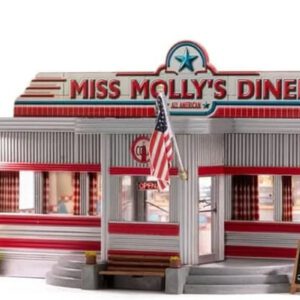 Woodland Scenics Miss Molly's Diner Pre-Built Structure, N Scale