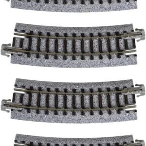 Kato USA Unitrack 282mm (11") Radius 15-Degree Curve Track Set - 4 Pieces