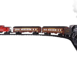Lionel Pennsylvania Flyer O Gauge Battery-Powered Toy Train Set with Remote Control, Realistic Sound, Lighting, and Smoke Effects for Ages 4 and Older