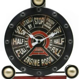 YOUKI Vintage Train Wall Art with Steampunk Clock - Ideal Gifts for Men and Man Cave Decor for Office and Bedroom