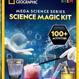 NATIONAL GEOGRAPHIC Science Magic Kit – Extensive Science Kit for Children. STEM Product.