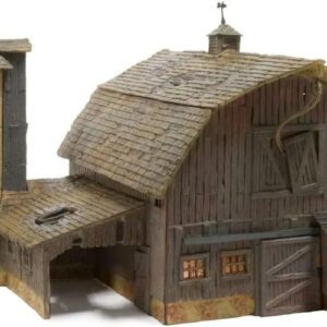 Woodland Scenics BR4932 N Scale Pre-Assembled Old Weathered Barn Model Kit