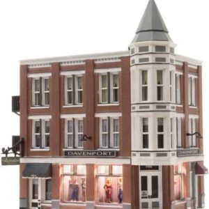 Woodland Scenics BR5039 HO Scale Davenport Department Store Model - Fully Assembled and Ready for Display