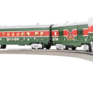 Lionel Limited Edition Lionchief 5.0 Electric O Gauge Train Set with Bluetooth and Remote Control - Sleigh Bell Passenger Model
