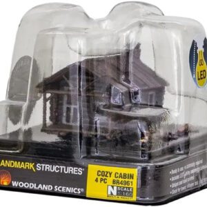 Woodland Scenics BR4961 Cozy Cabin N Scale Model Kit