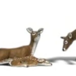 HO Scale Deer Figurines by Woodland Scenics