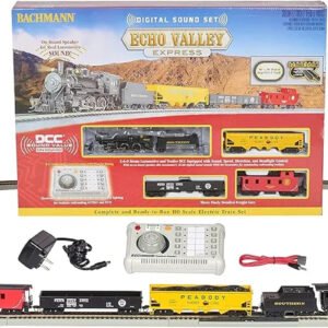 Bachmann Trains Echo Valley Express DCC Sound Value Electric Train Set - HO Scale, Ready to Run