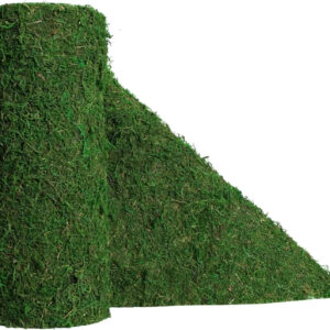 Dried Moss Roll for Crafting and Decoration - 12" W x 60" L Preserved Moss Mat for Fairy Gardens, Weddings, and Woodland Decor