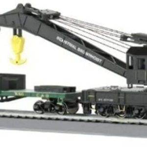 Bachmann HO Scale 250 Ton Steam Crane and Boom Tender - A Must-Have for Chesapeake & Ohio Collectors